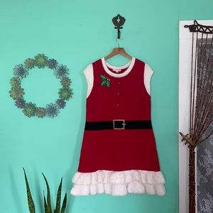 Ugly holiday dress-Santa
